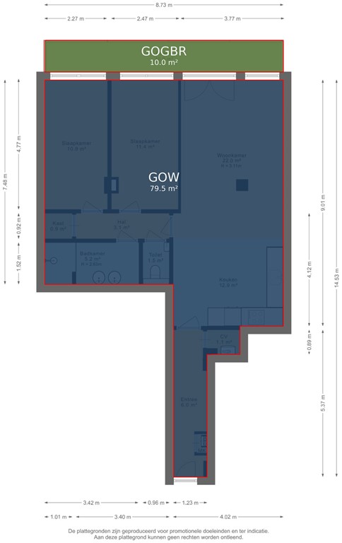 mediumsize floorplan